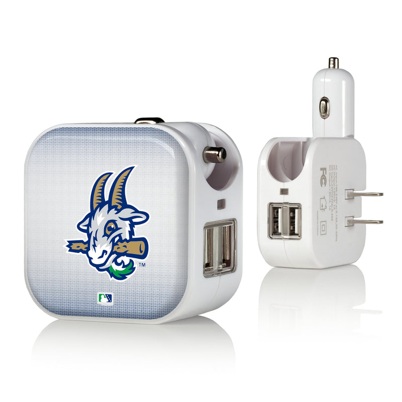 Hartford Yard Goats Linen 2 in 1 USB Charger