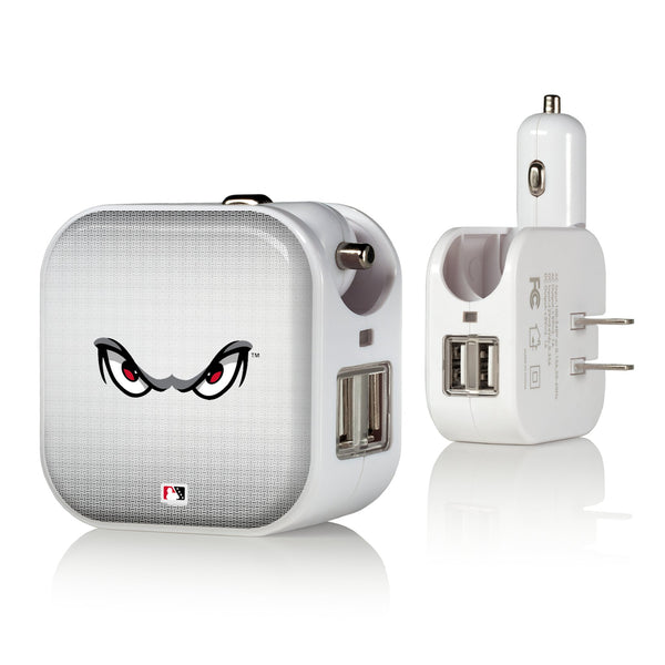 Lake Elsinore Storm Linen 2 in 1 USB Charger