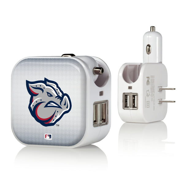 Lehigh Valley IronPigs Linen 2 in 1 USB Charger