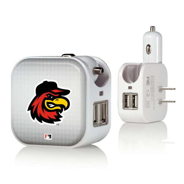 Rochester Red Wings Linen 2 in 1 USB Charger