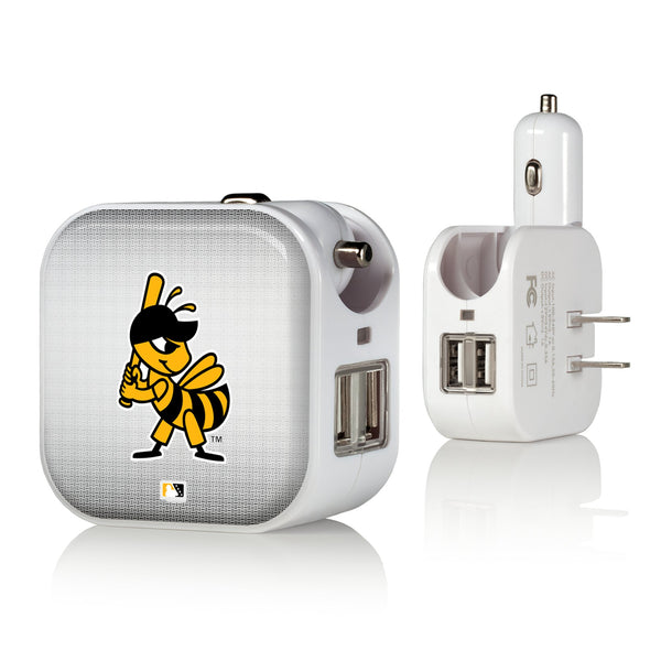 Salt Lake Bees Linen 2 in 1 USB Charger