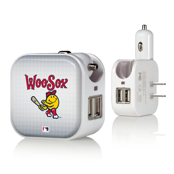 Worcester Red Sox Linen 2 in 1 USB Charger