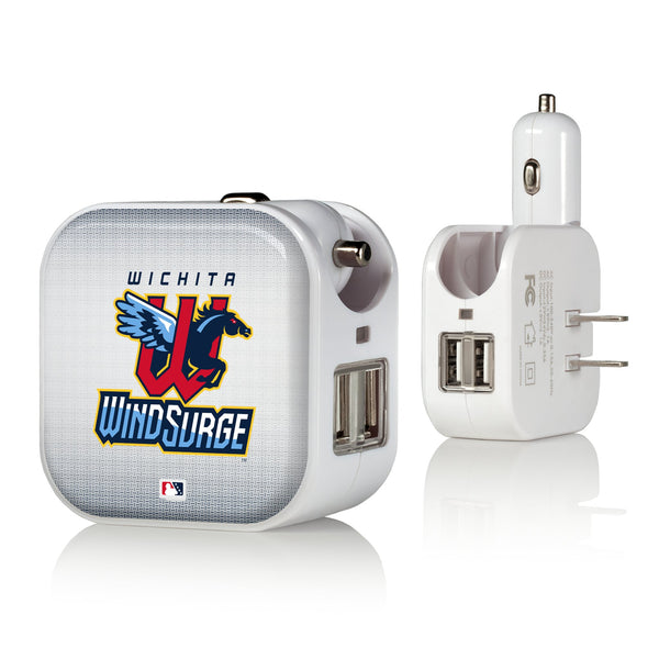 Wichita Wind Surge Linen 2 in 1 USB Charger