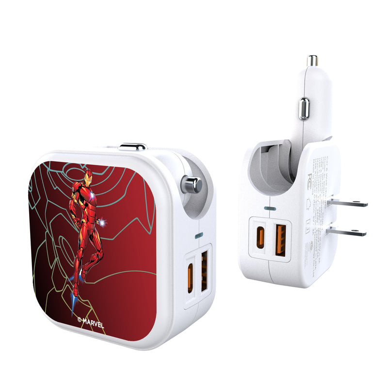 Marvel Avengers Iron Man MechLine 2 in 1 USB Charger