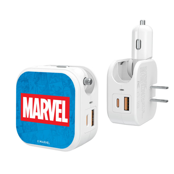 Marvel Comics Marvel Logo 2 in 1 USB Charger