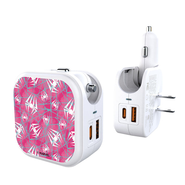 Marvel Spider-Gwen Pattern 2 in 1 USB Charger