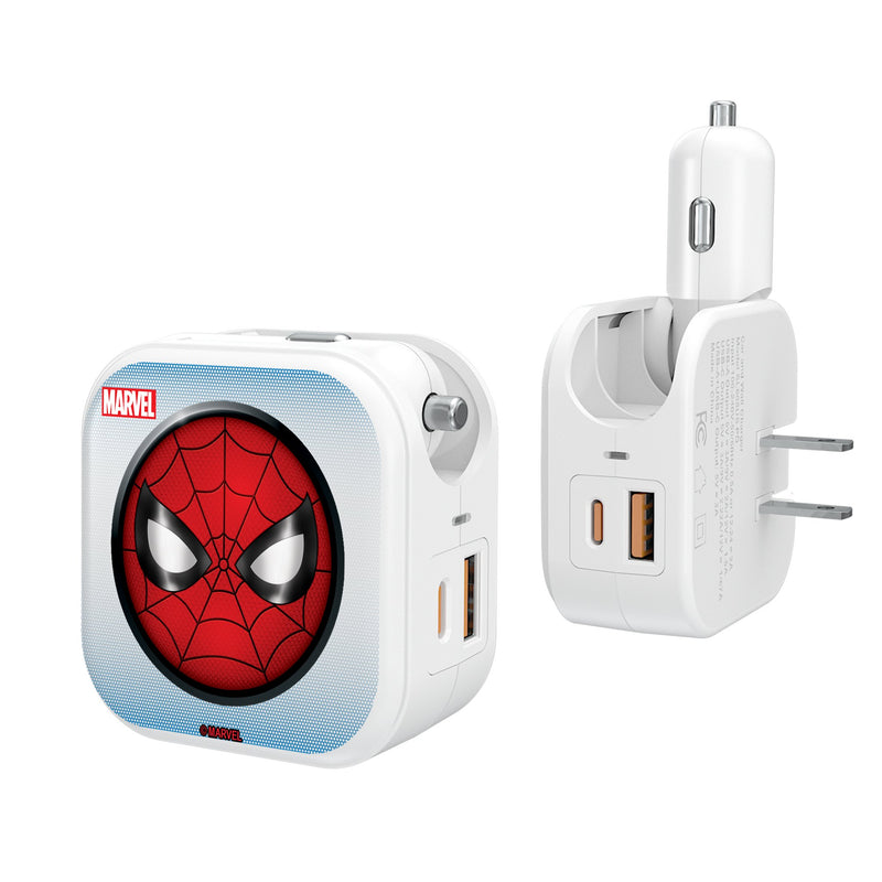 Marvel Spider-Man Grid 2 in 1 USB Charger