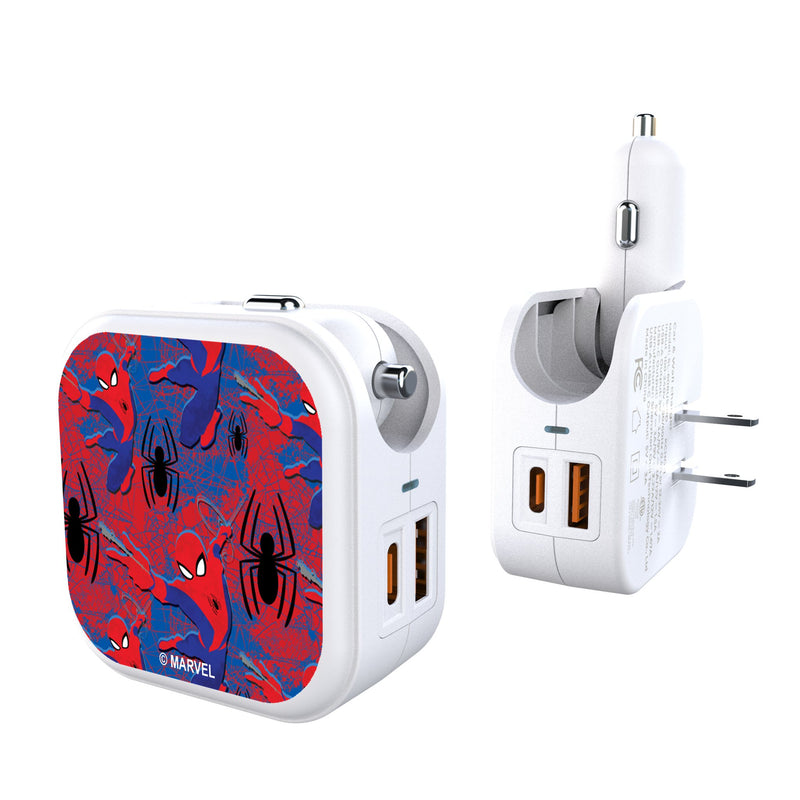 Marvel Spider-Man Pattern 2 in 1 USB Charger