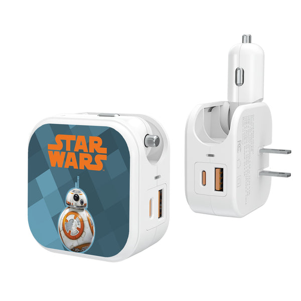 Star Wars BB-8 Color Block 2 in 1 USB Charger