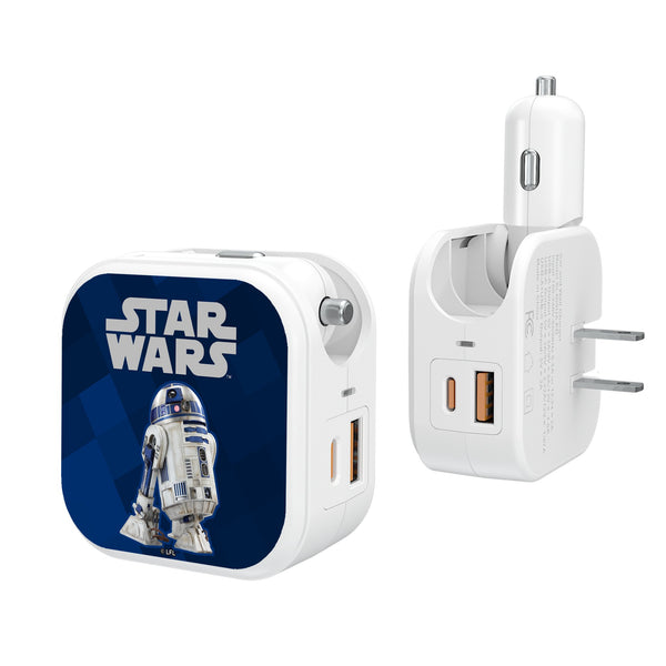 Star Wars R2-D2 Color Block 2 in 1 USB Charger