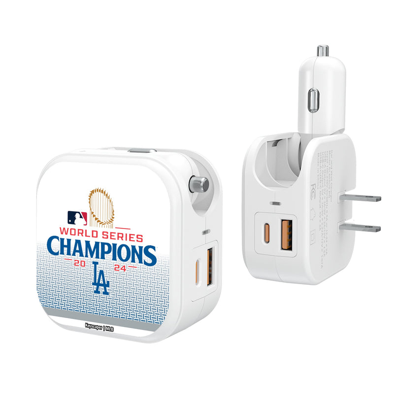 LA Dodgers 2024 MLB World Series 2 in 1 USB Charger