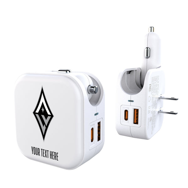 Las Vegas Aces Personalized Insignia 2 in 1 USB Charger