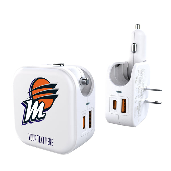 Phoenix Mercury Personalized Insignia 2 in 1 USB Charger