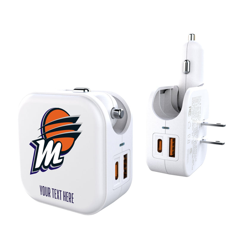 Phoenix Mercury Personalized Insignia 2 in 1 USB Charger