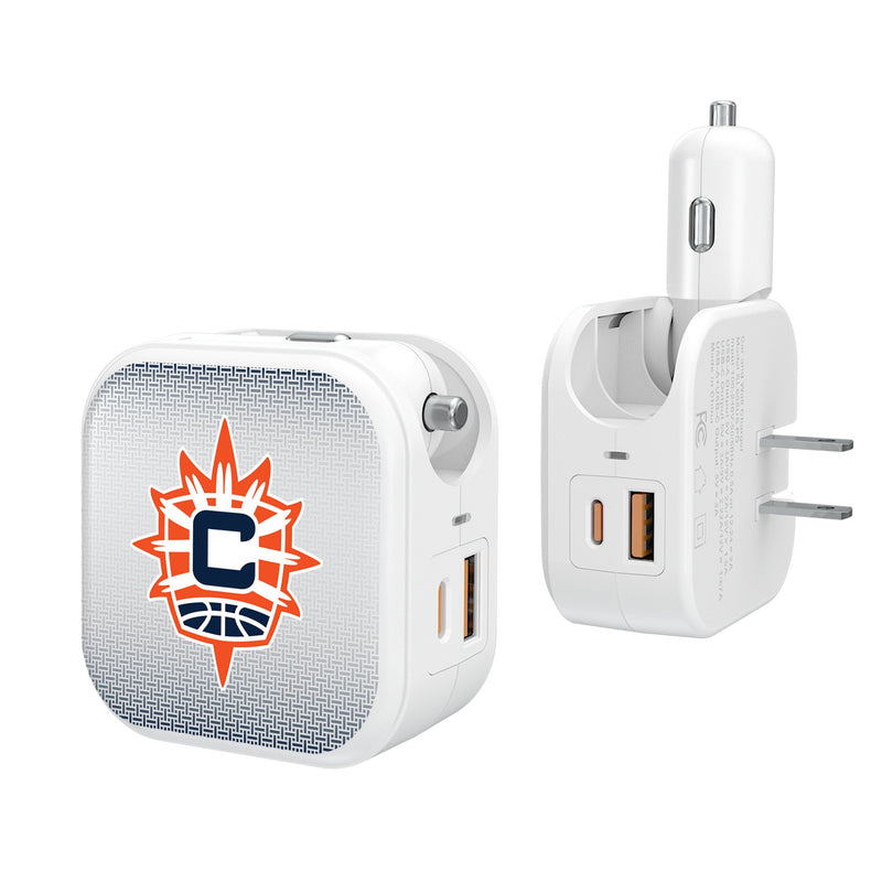 Connecticut Sun Linen 2 in 1 USB Charger