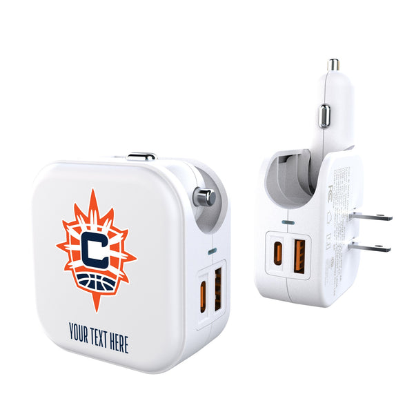 Connecticut Sun Personalized Insignia 2 in 1 USB Charger