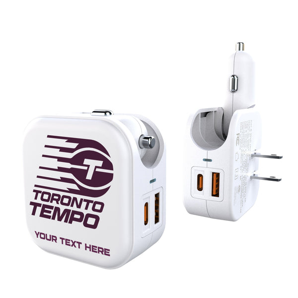 Toronto Tempo Personalized Insignia 2 in 1 USB Charger