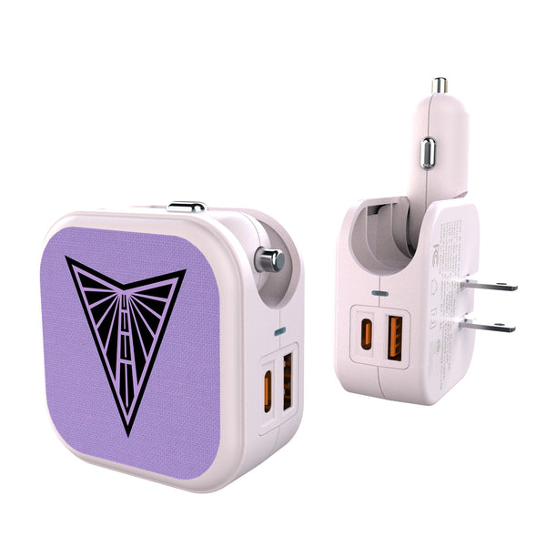 Golden State Valkyries Solid 2 in 1 USB Charger