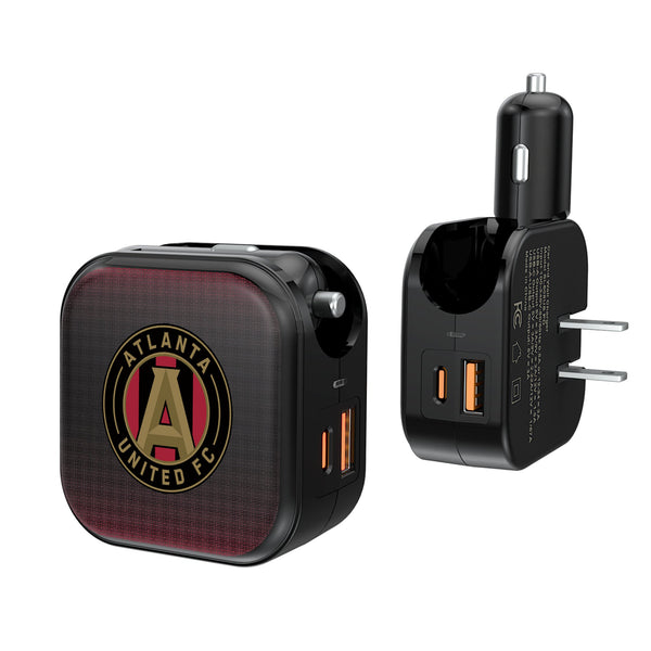 Atlanta United FC  Linen 2 in 1 USB A/C Charger