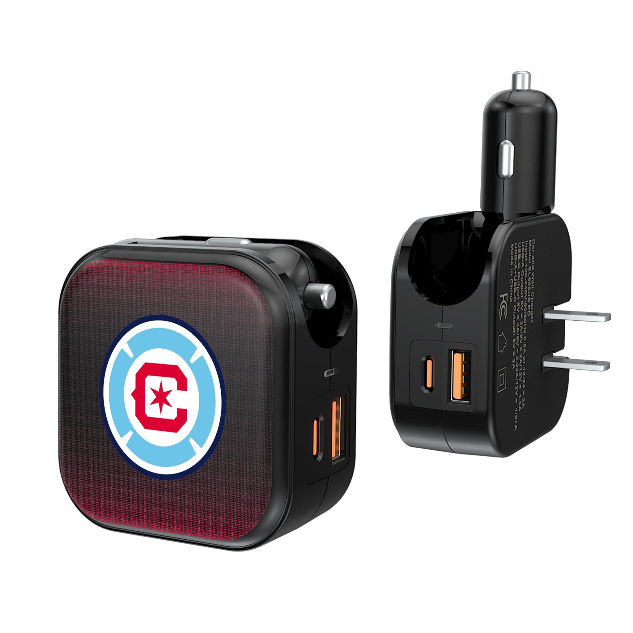 Chicago Fire  Linen 2 in 1 USB A/C Charger