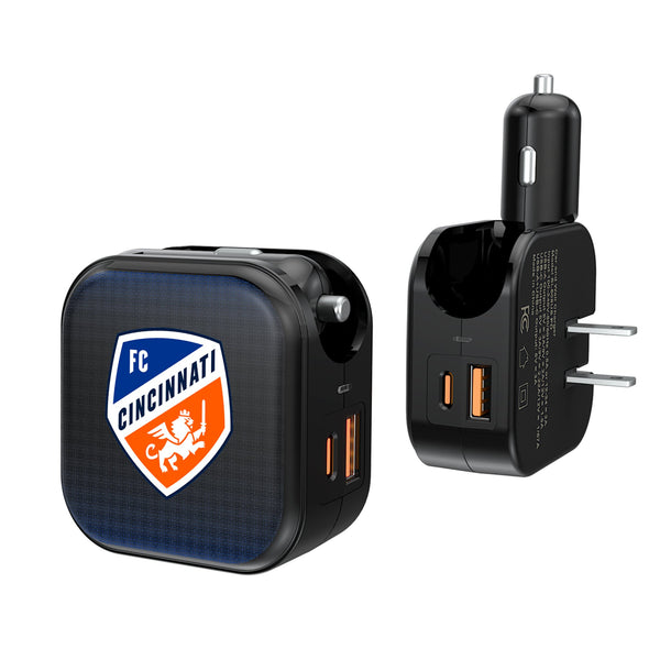 FC Cincinnati  Linen 2 in 1 USB A/C Charger