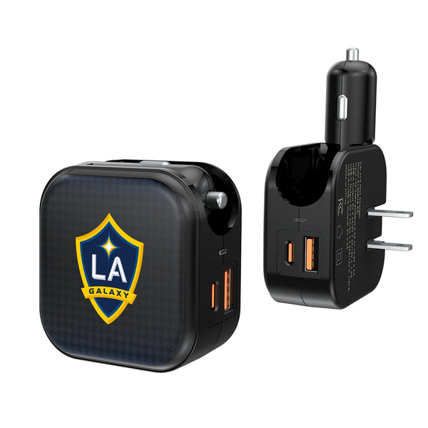 LA Galaxy  Linen 2 in 1 USB A/C Charger