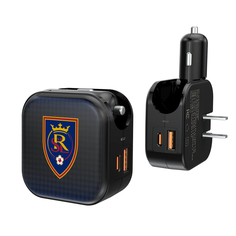 Real Salt Lake   Linen 2 in 1 USB A/C Charger