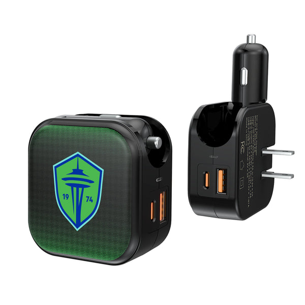 Seattle Sounders FC   Linen 2 in 1 USB A/C Charger