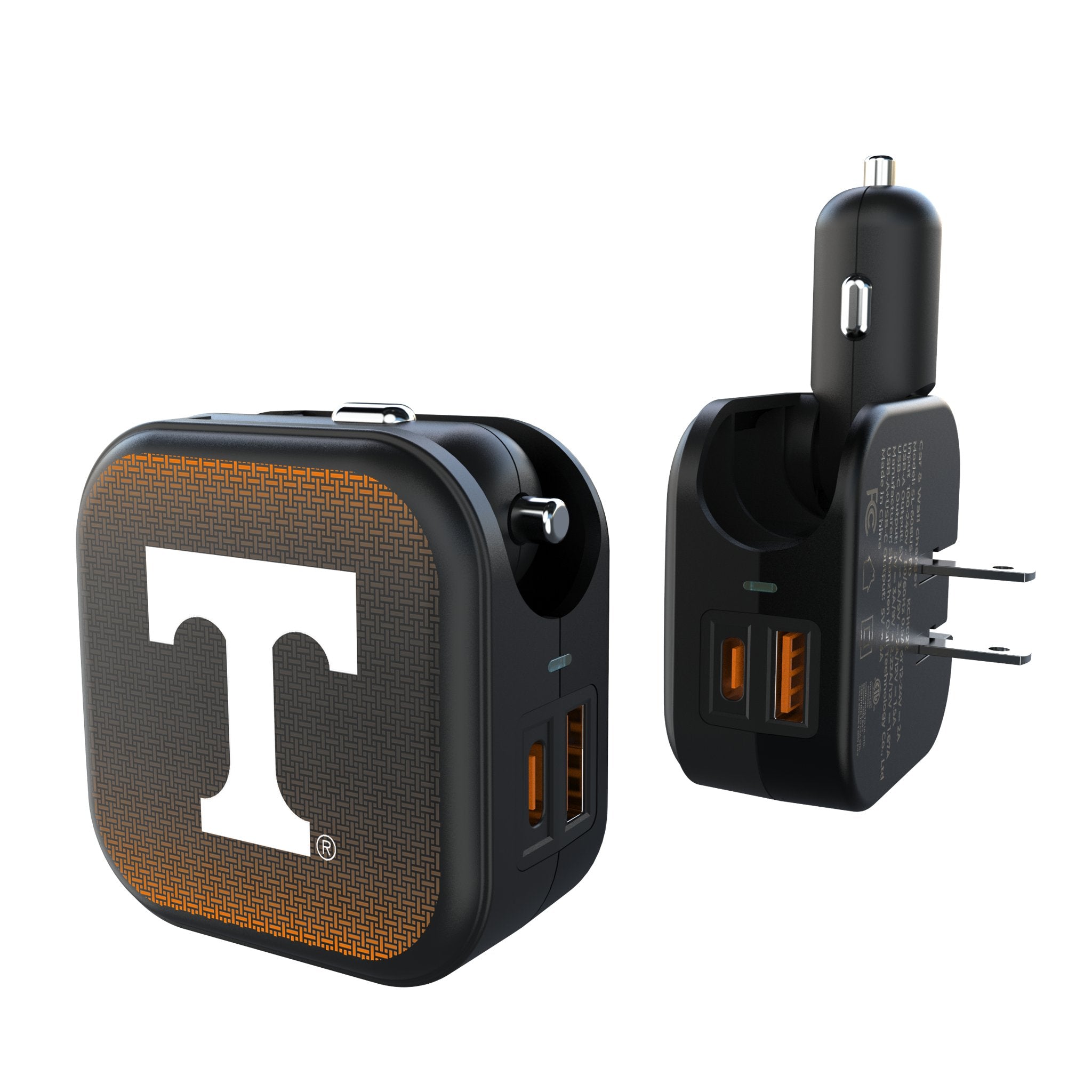 University of Tennessee Volunteers Linen 2 in 1 USB A/C Charger
