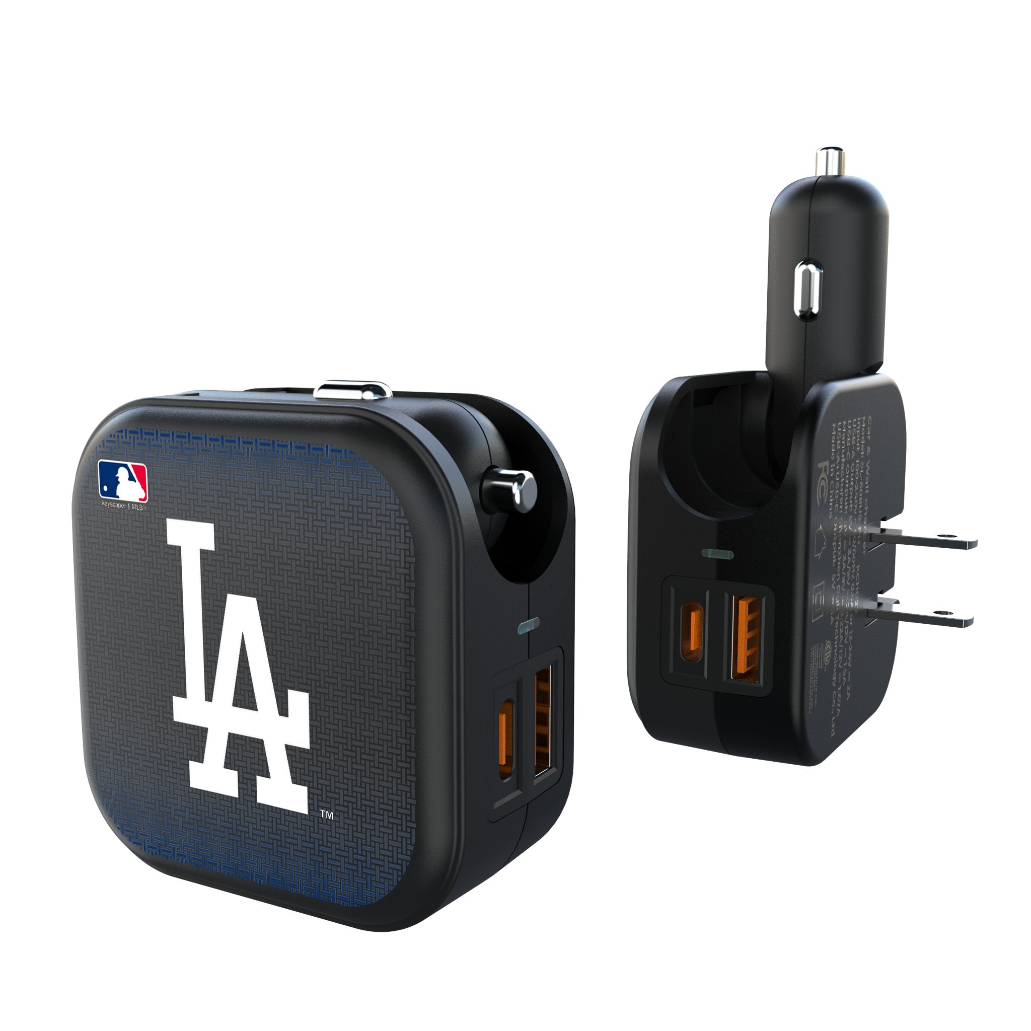 LA Dodgers Linen 2 in 1 USB A/C Charger