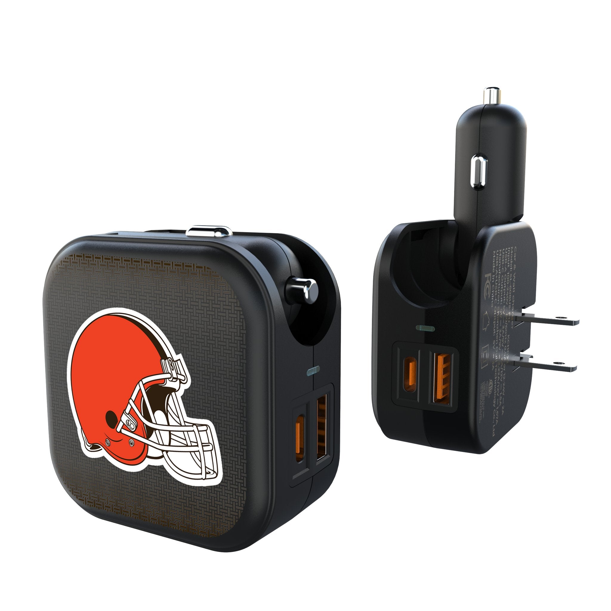 Cleveland Browns Linen 2 in 1 USB A/C Charger