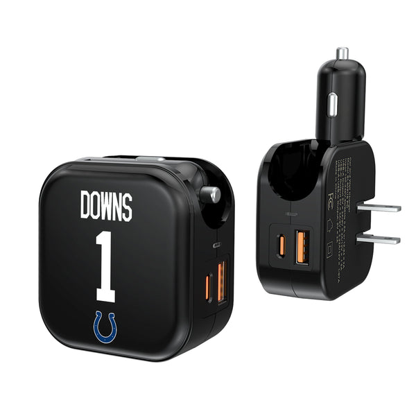 Josh Downs Indianapolis Colts 1 Ready 2 in 1 USB A/C Charger
