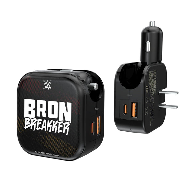 Bron Breakker Steel 2 in 1 USB A/C Charger