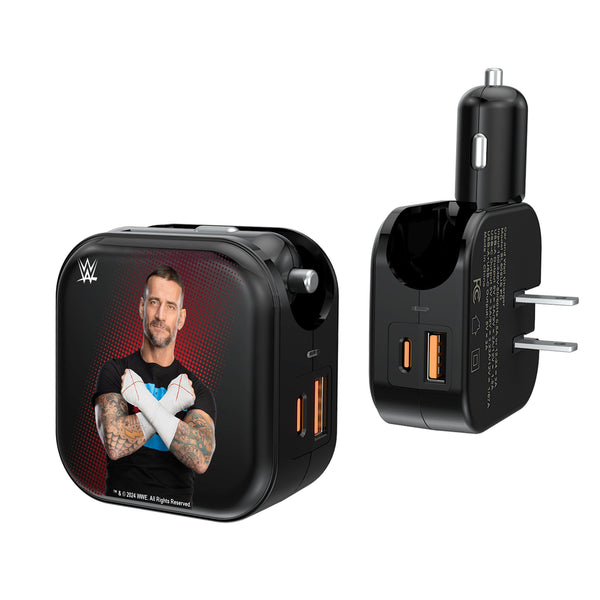 CM Punk Superstar 2 in 1 USB A/C Charger