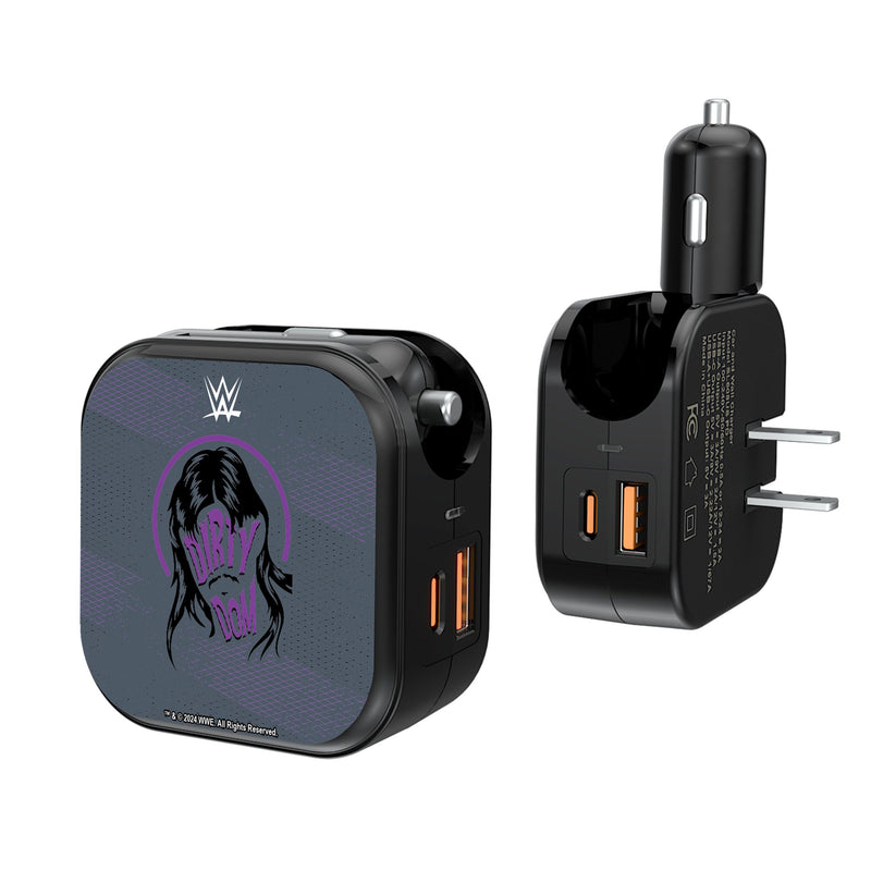 Dominik Mysterio Steel 2 in 1 USB A/C Charger