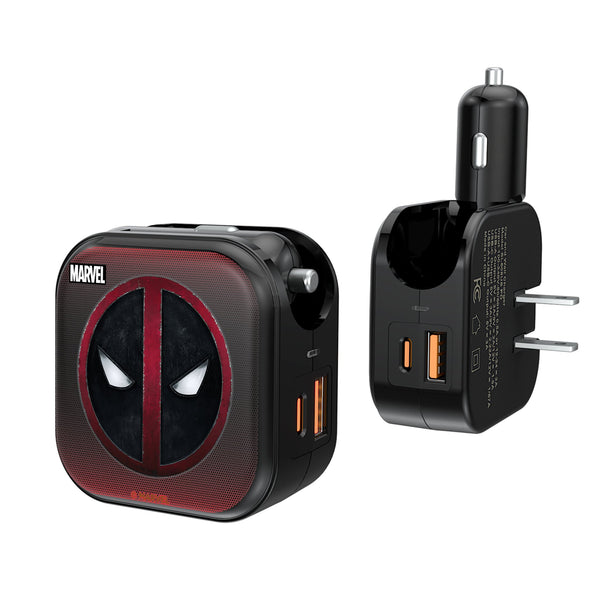 Marvel Deadpool Grid 2 in 1 USB A/C Charger