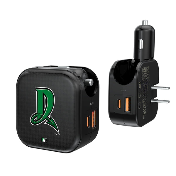 Dayton Dragons Linen 2 in 1 USB A/C Charger