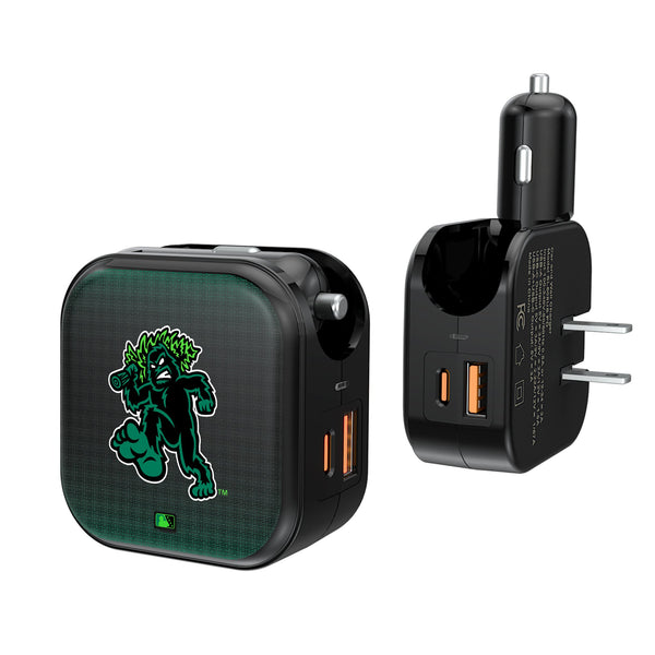 Eugene Emeralds Linen 2 in 1 USB A/C Charger