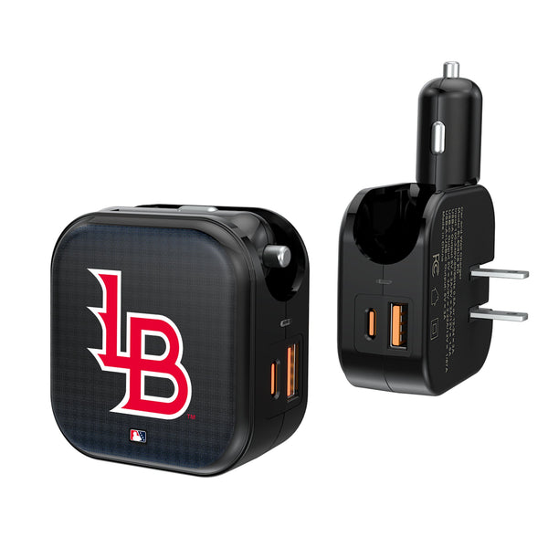 Louisville Bats Linen 2 in 1 USB A/C Charger
