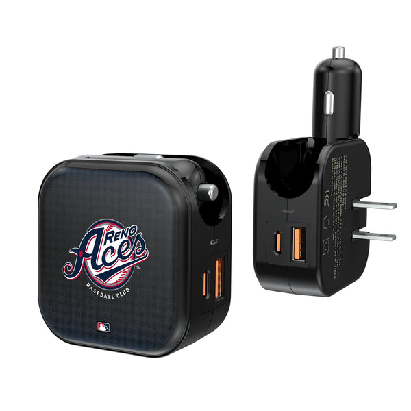 Reno Aces Linen 2 in 1 USB A/C Charger