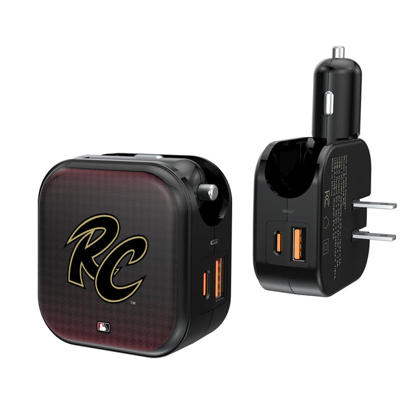 Sacramento River Cats Linen 2 in 1 USB A/C Charger