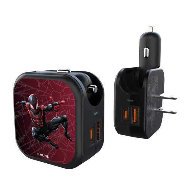 Marvel Miles Morales MechLine 2 in 1 USB A/C Charger