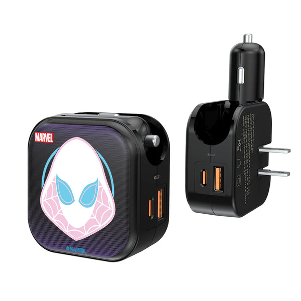 Marvel Spider-Gwen Grid 2 in 1 USB A/C Charger