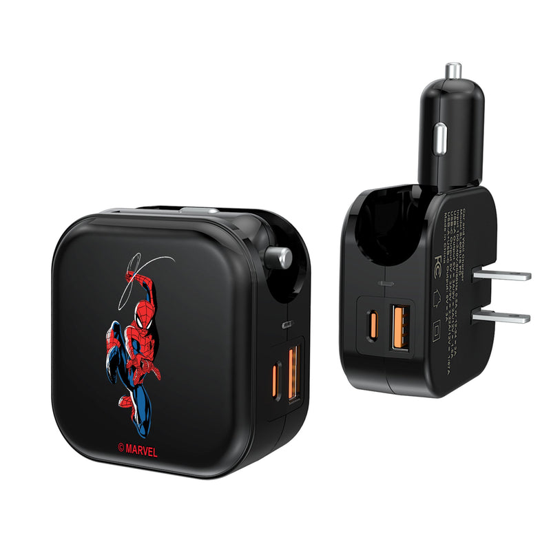 Marvel Spider-Man Badge 2 in 1 USB A/C Charger