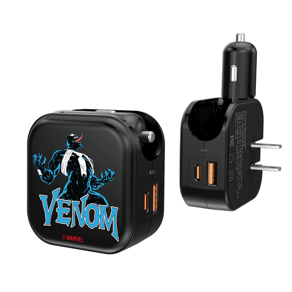 Marvel Venom Badge  2 in 1 USB A/C Charger