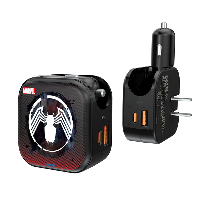 Marvel Venom Grid 2 in 1 USB A/C Charger