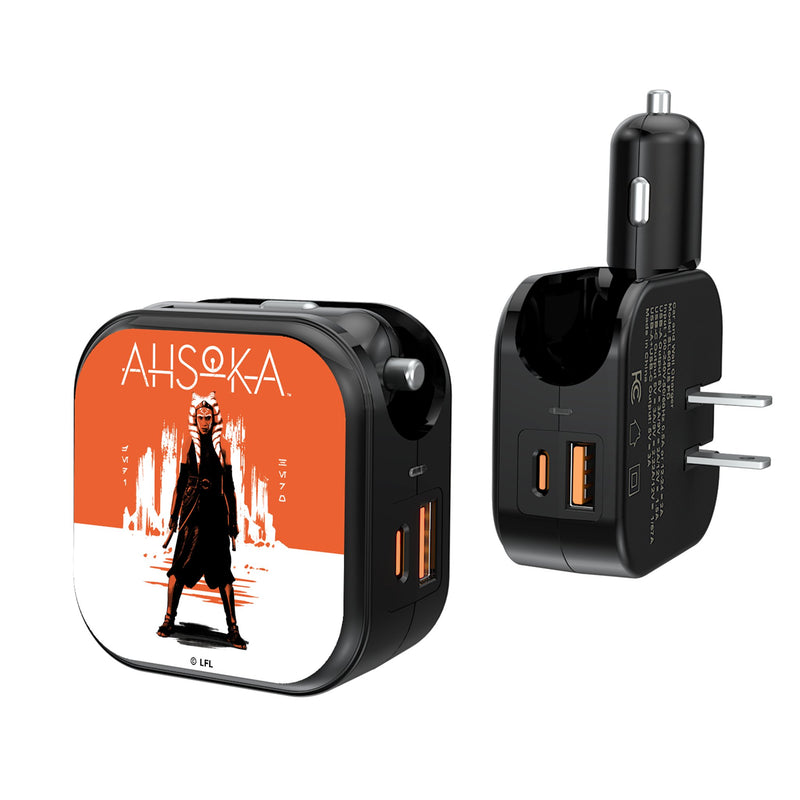 Star Wars Ahsoka BaseOne 2 in 1 USB A/C Charger