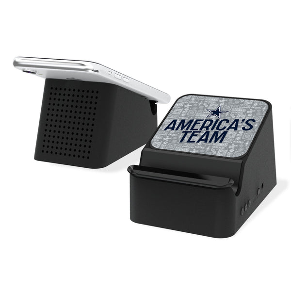 Dallas Cowboys 2024 Illustrated Limited Edition Wireless Charging Station and Bluetooth Speaker