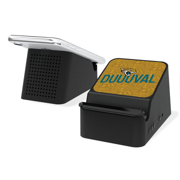 Jacksonville Jaguars 2024 Illustrated Limited Edition Wireless Charging Station and Bluetooth Speaker