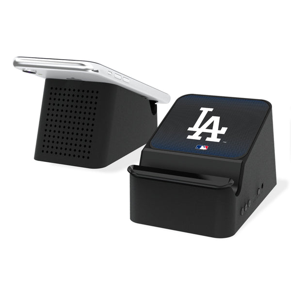LA Dodgers Linen Wireless Charging Station and Bluetooth Speaker